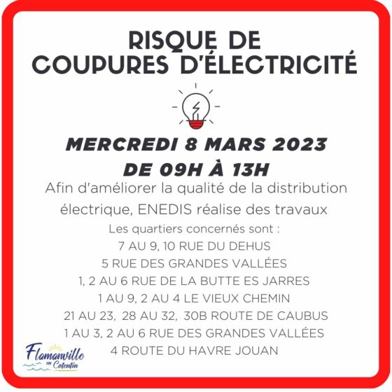 Coupure d’électricité