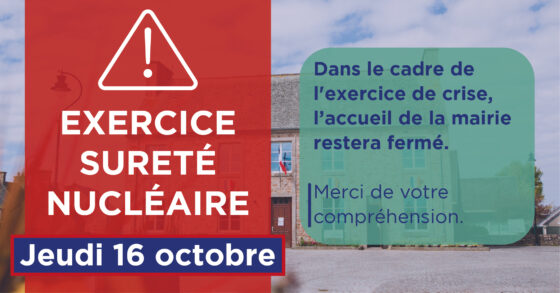 Exercice sureté nucléaire | accueil mairie