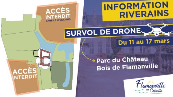 INFORMATION RIVERAINS  | Survol de drone et accès au parc