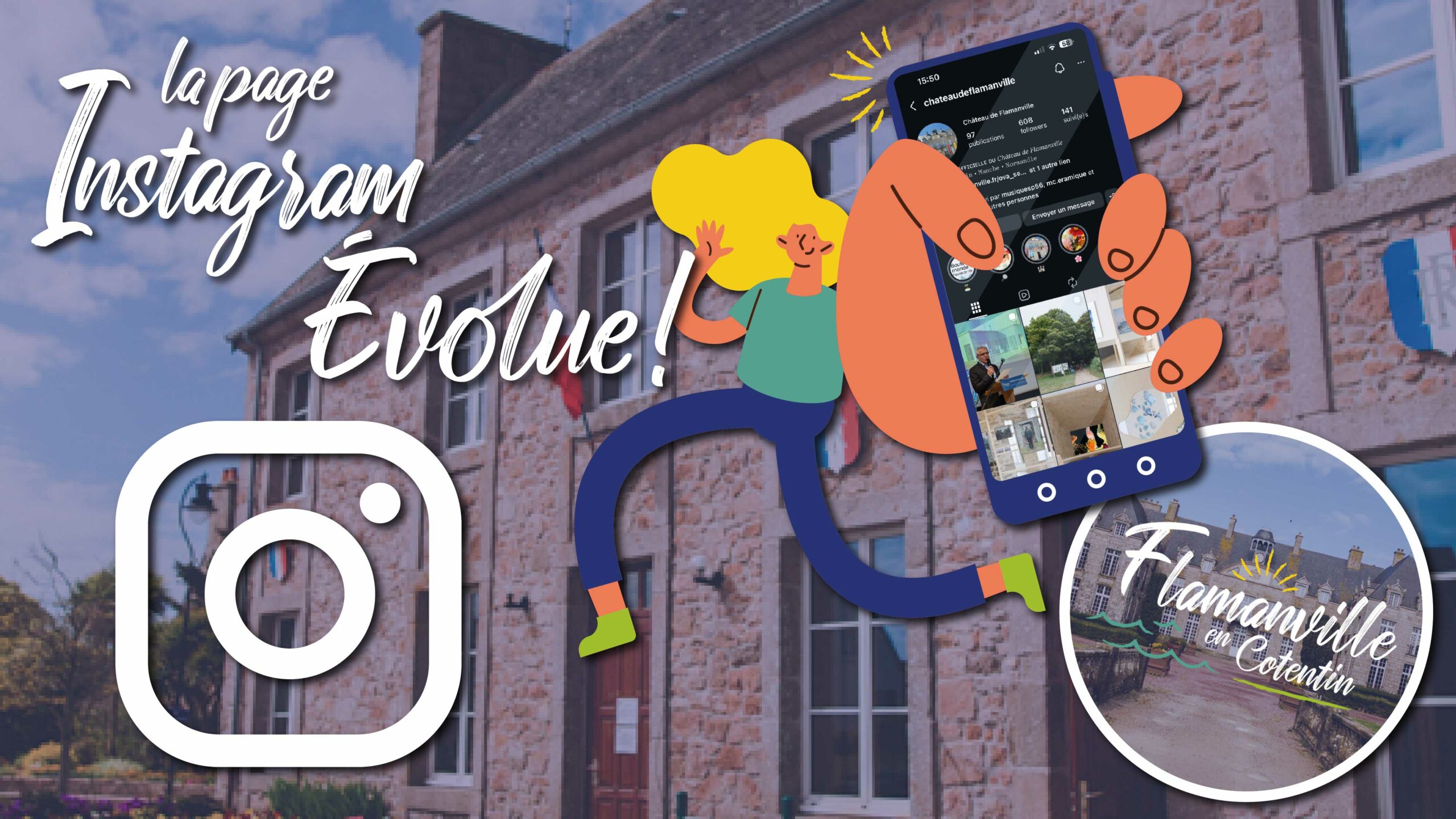 La page Instagram évolue