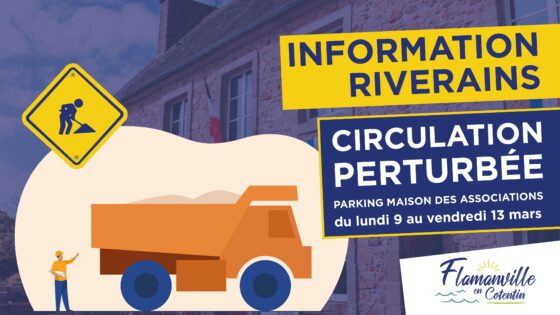 INFORMATION RIVERAINS | Circulation parking maison des associations