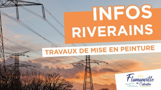 INFOS RIVERAINS | Travaux peinture sur pylones