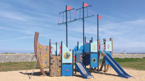 L&rsquo;aire de jeux de Diélette est ouverte