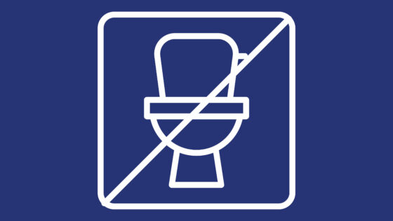 Fermeture temporaire des sanitaires