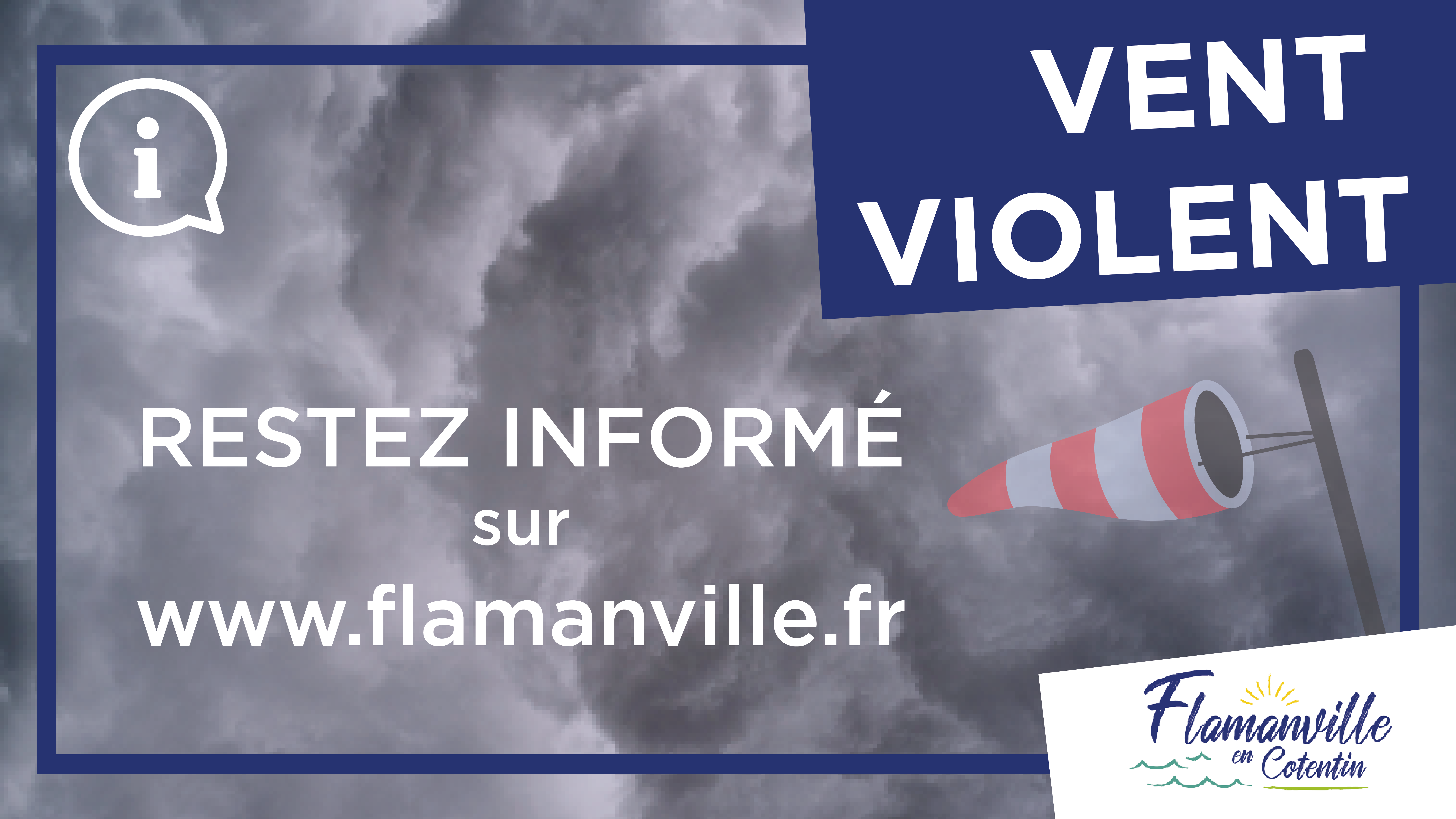 ALERTE MÉTÉO – VENT VIOLENT